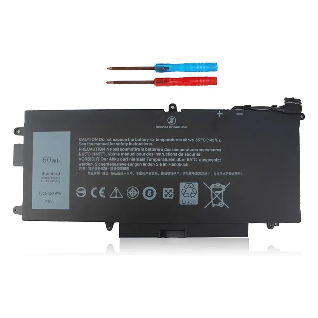 Dell K5XWW 7.6V 60Wh 7890mAh Laptop Battery for Latitude 5289 / 7389 / 7390 2-in-1 Series